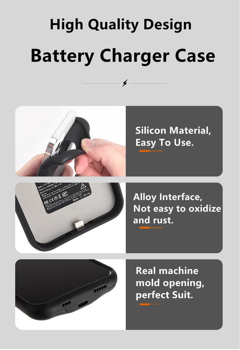 iPhone Battery Charging Case
