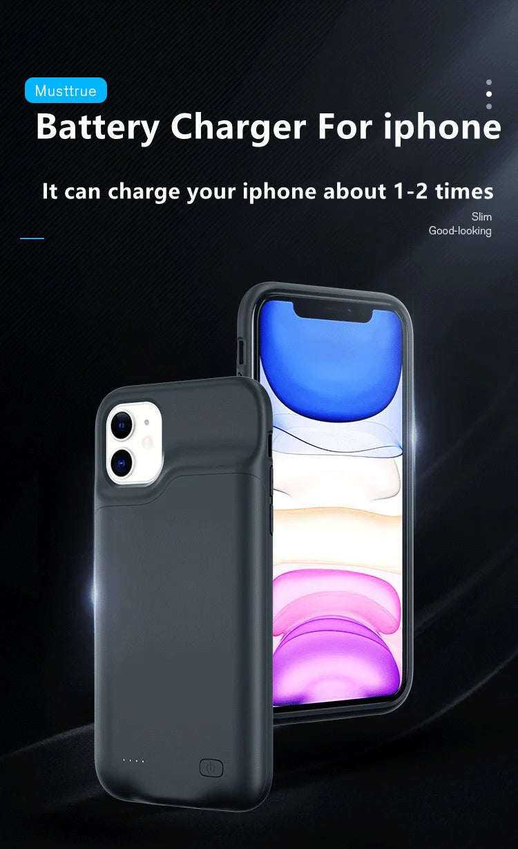 iPhone Battery Charging Case